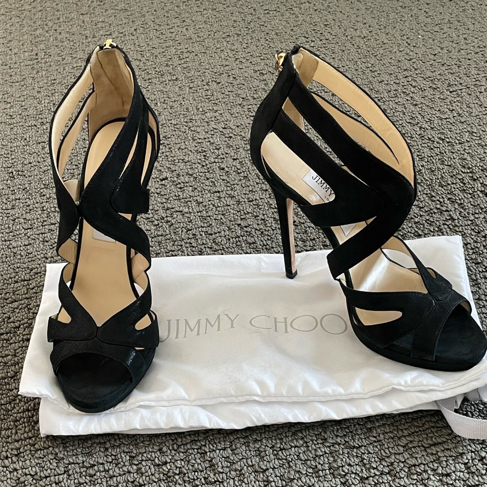 Jimmy Choo, high heel sandal, leather